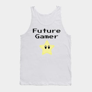 Future Gamer with cute star Tank Top